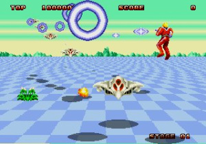 Space Harrier II Review - Screenshot 1 of 2