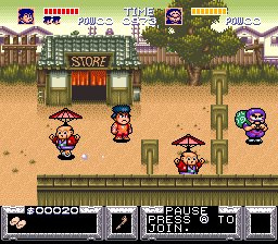 The Legend of the Mystical Ninja (1992), SNES Game