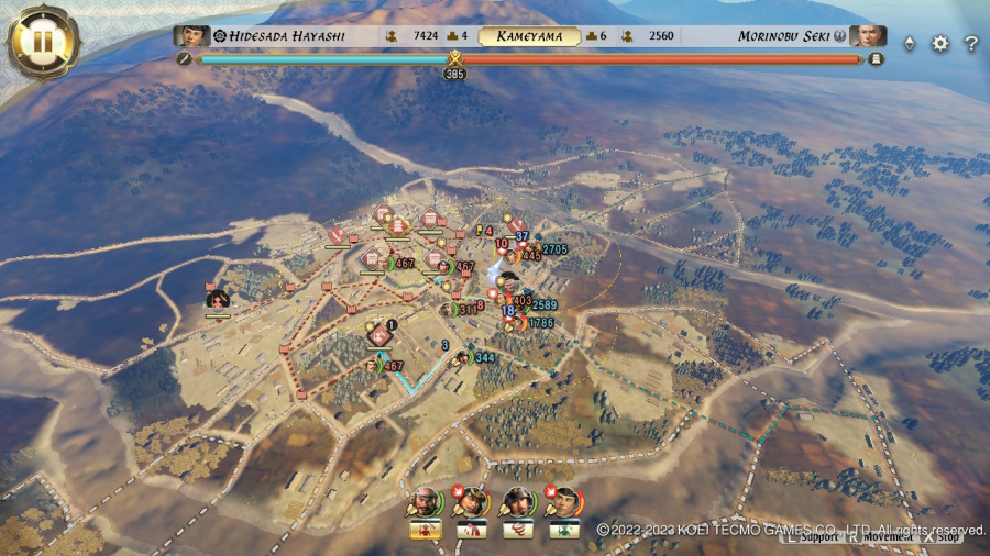 Nobunaga's Ambition: Awakening Review - Captura de pantalla 2 de 4