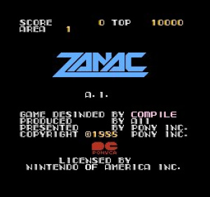 Zanac Review - Screenshot 1 of 2