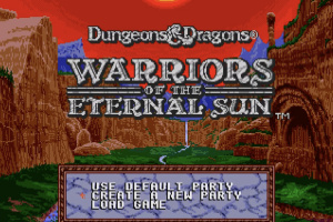Dungeons & Dragons: Warriors of the Eternal Sun Screenshot