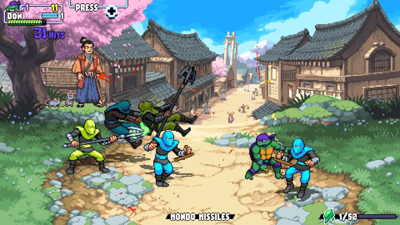 TMNT: Shredder's Revenge Dimension Shellshock DLC Includes