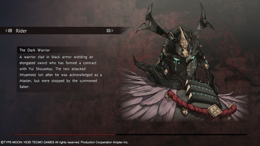 Revisión de Fate/Samurai Remnant: captura de pantalla 1 de 