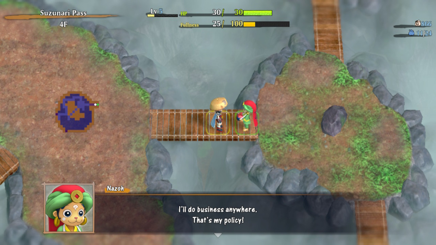 Shiren the Wanderer: The Mystery Dungeon of Serpentcoil Island Review - Screenshot 4 of 6