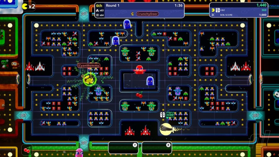 Rezension zu Pac-Man Mega Tunnel Battle: Chomp Champs – Screenshot 2 von 4