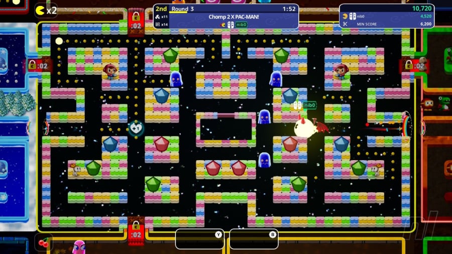 Rezension zu Pac-Man Mega Tunnel Battle: Chomp Champs – Screenshot 1 von 4
