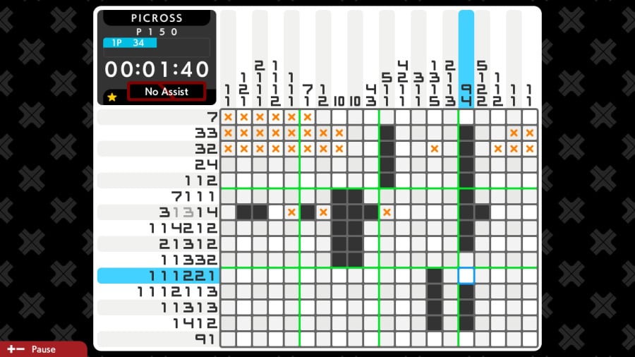 Picross S Namco Legendary Edition Review - Screenshot 3 of 3