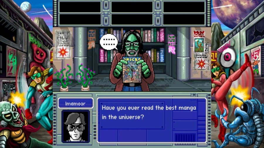 Omega 6: The Triangle Stars Review - Screenshot 1 of 4