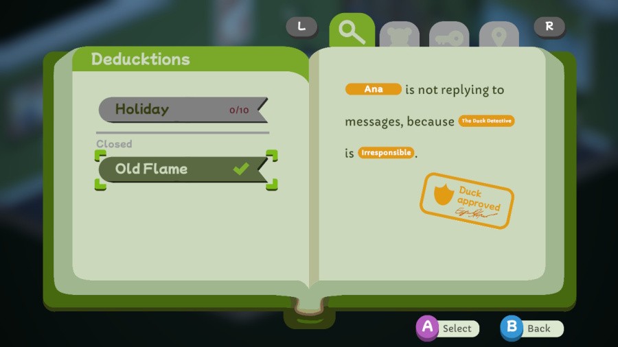 Duck Detective: The Ghost of Glamping Review - Screenshot 7 of 10