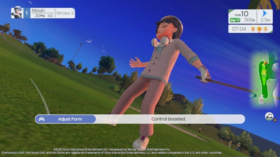 Everybody's Golf Hot Shots Review - Screenshot 1 of 4