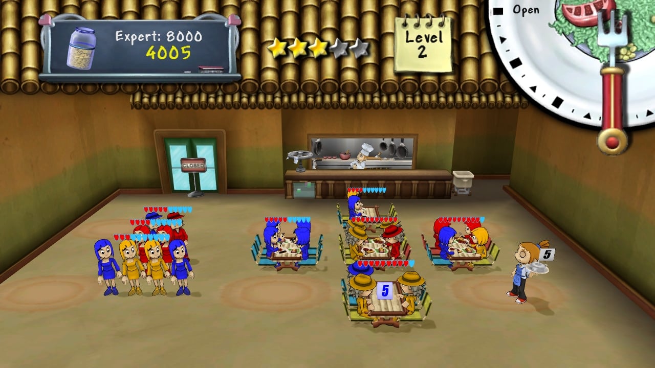 Diner Dash Review (WiiWare)