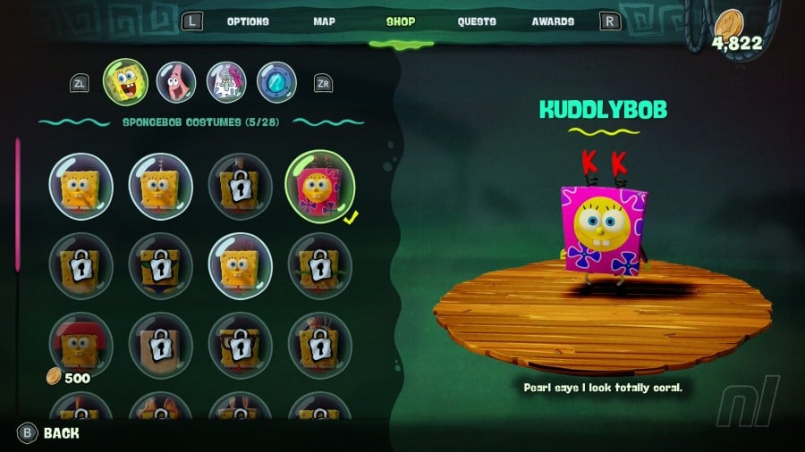 SpongeBob SquarePants: Titans of the Tide Review - Screenshot 1 of 5