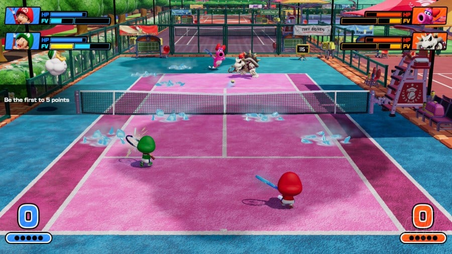 Mario Tennis Fever Review - Screenshot 1 of 7