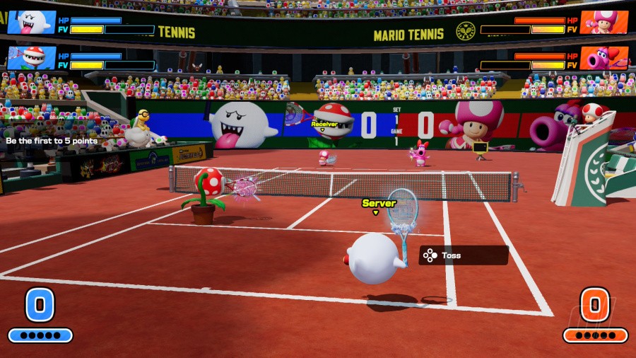Mario Tennis Fever Review - Screenshot 2 of 7
