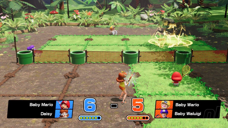 Mario Tennis Fever Review - Screenshot 2 of 7