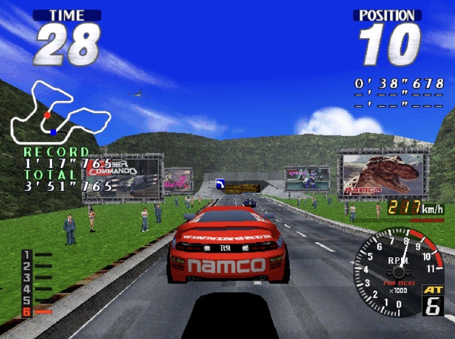 Arcade Archives 2 Rave Racer Review - Screenshot 1 of 8