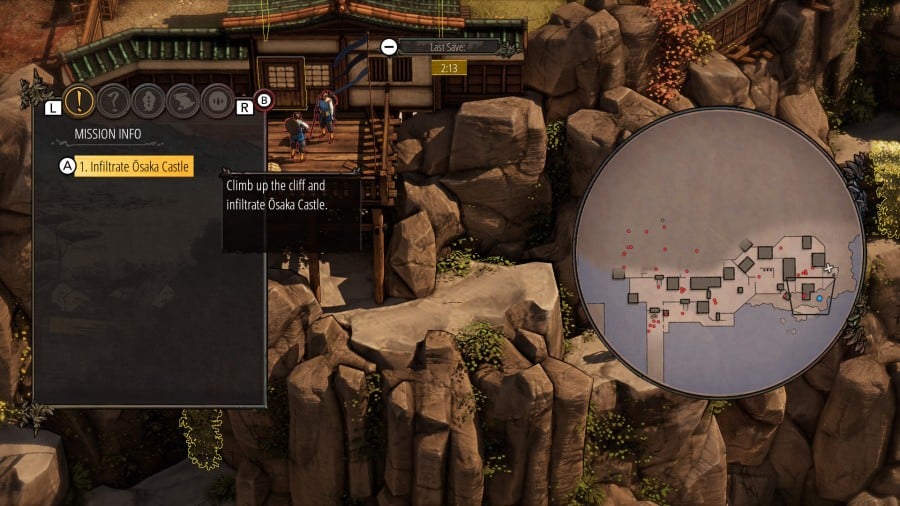 Shadow Tactics: Blades of the Shogun Review – Capture d'écran 1 sur 7