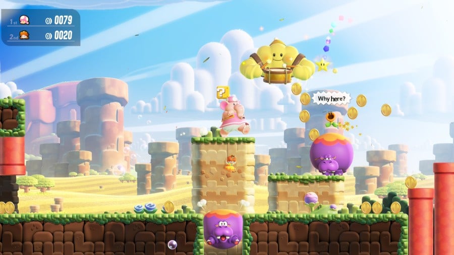 Super Mario Bros. Wonder - Nintendo Switch 2 Edition + Meetup In Bellabel Park Review - Screenshot 2 of 7