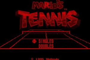 Mario's Tennis Screenshot