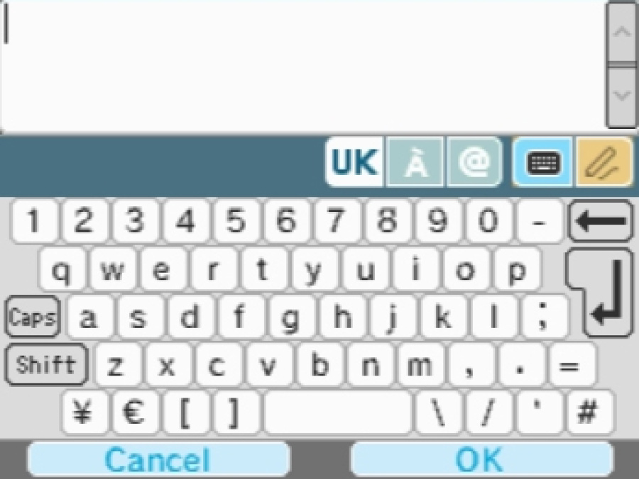 Nintendo DSi Browser (DSiWare) Screenshots