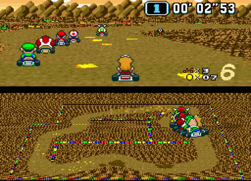 super mario kart snes rom cool