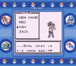 red and blue pokemon names