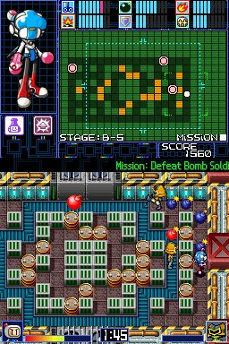 Bomberman 2 - Nintendo DS - Intro & Full Zone A gameplay with Bosses [HD  1080p 60fps] 