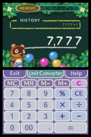 Interesante a la deriva Petrificar Animal Crossing Calculator Review (DSiWare) | Nintendo Life