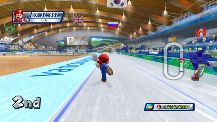 Mario & Sonic at the Olympic Winter Games Review - Screenshot 3 of 7