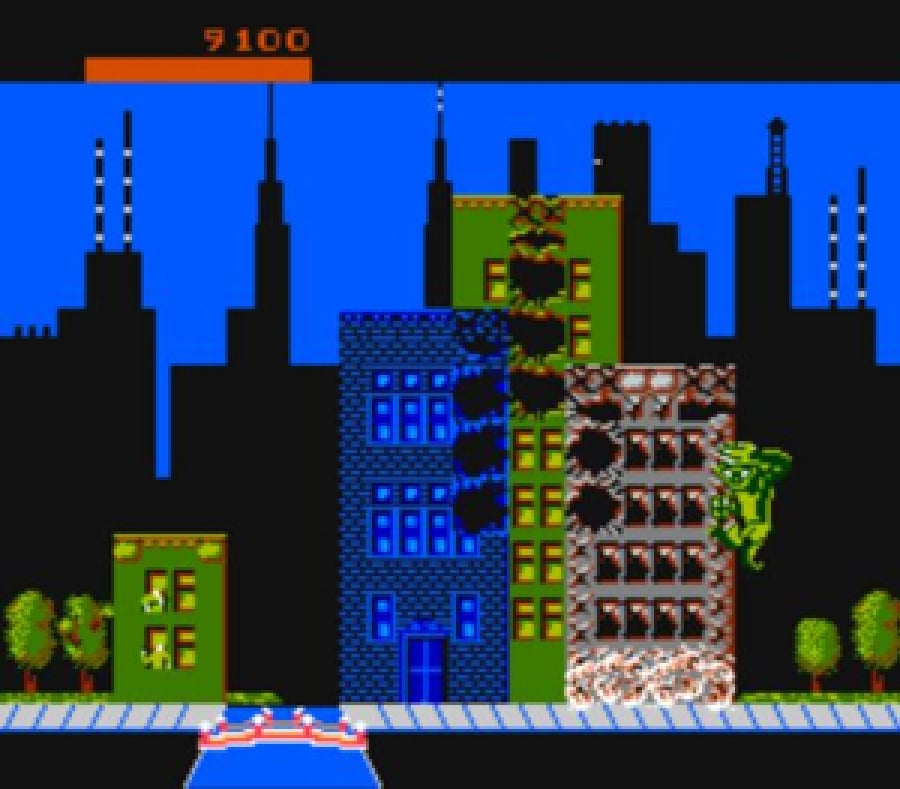 Rampage (NES) Screenshots