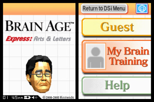 Brain Age Express: Arts & Letters Screenshot