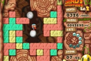 Mr. Driller Drill Land Screenshot