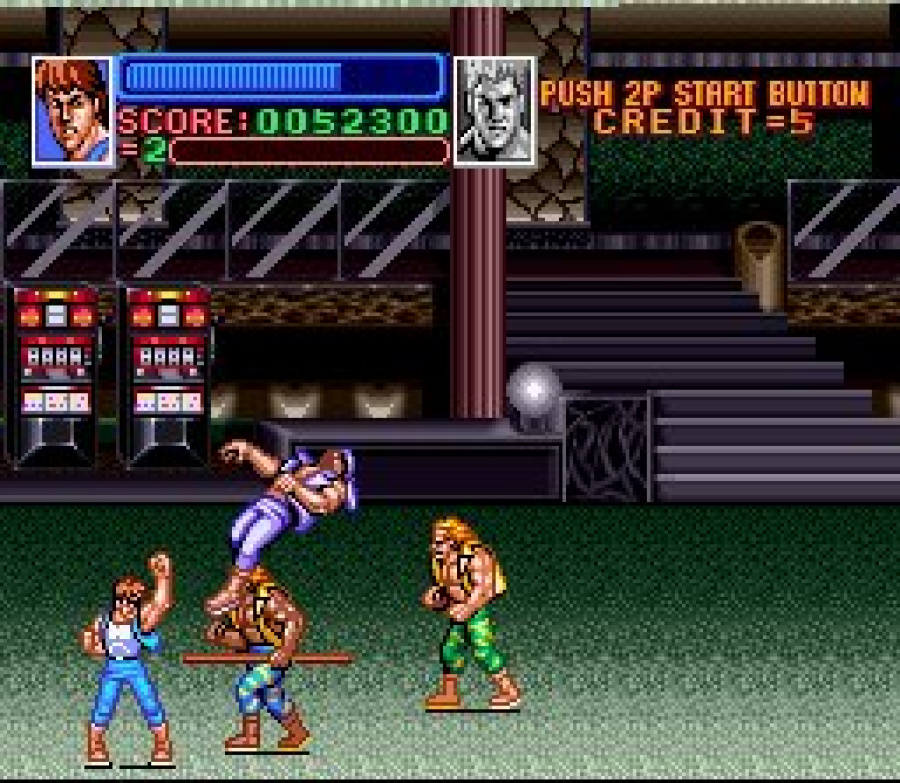 Screenshot of Super Double Dragon (SNES, 1992) - MobyGames