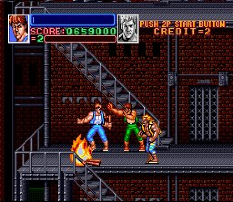 Screenshot of Super Double Dragon (SNES, 1992) - MobyGames