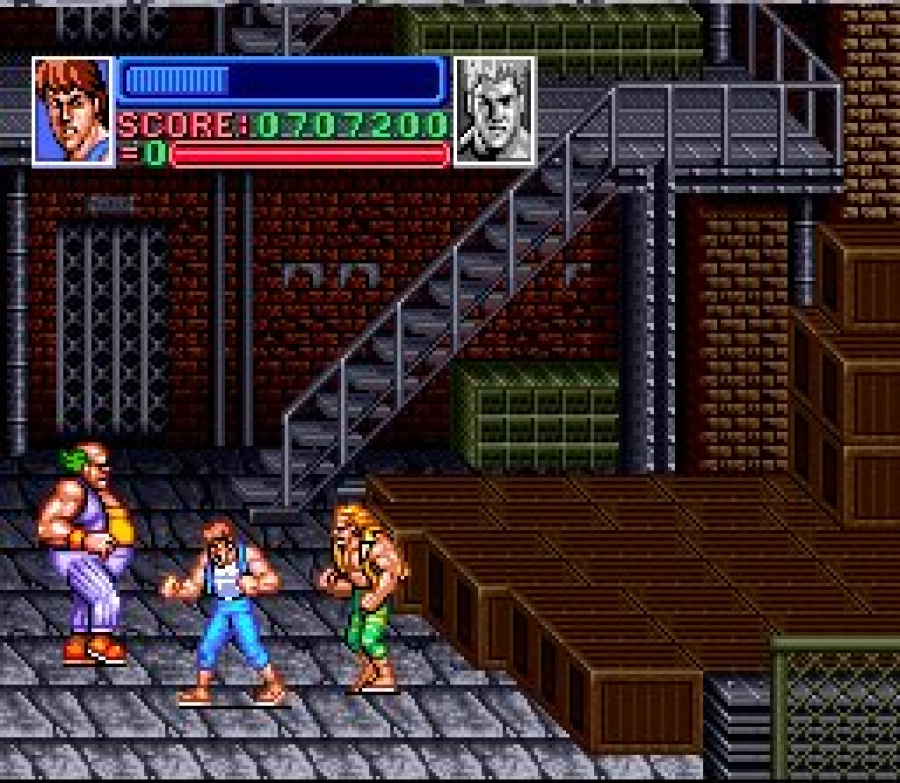 Screenshot of Super Double Dragon (SNES, 1992) - MobyGames