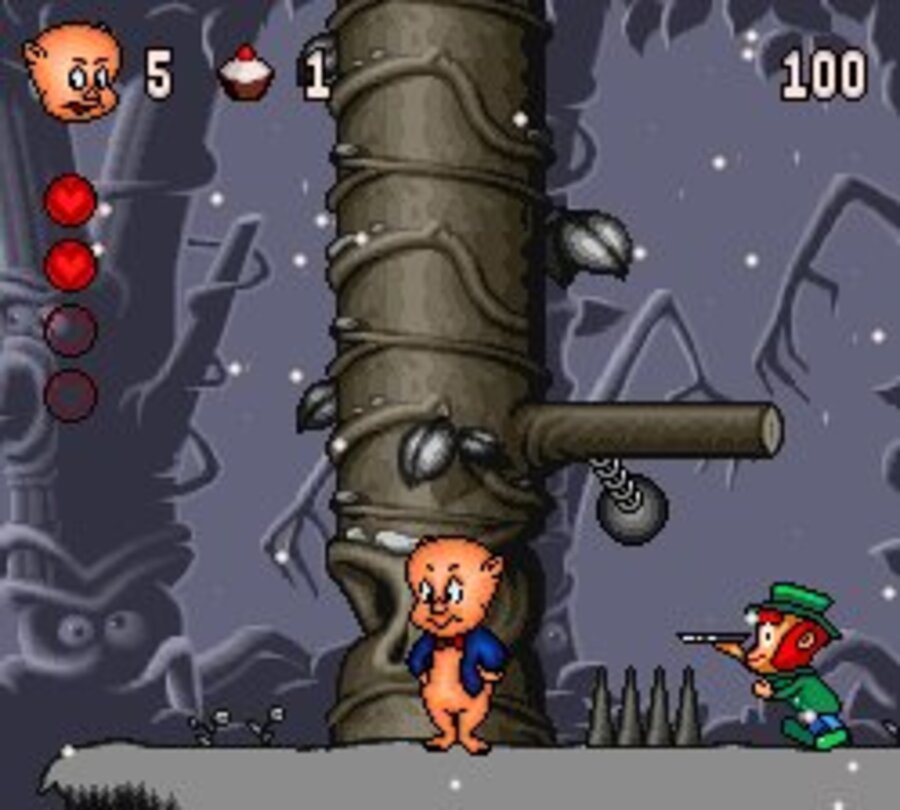 Porky Pig's Haunted Holiday (SNES / Super Nintendo) Screenshots