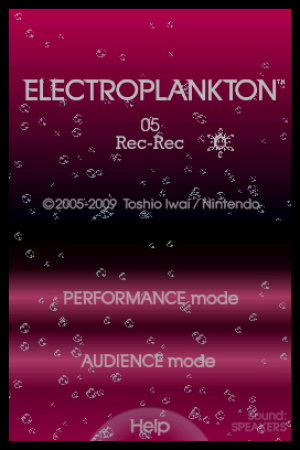 Electroplankton Rec-Rec Review - Screenshot 1 of 2