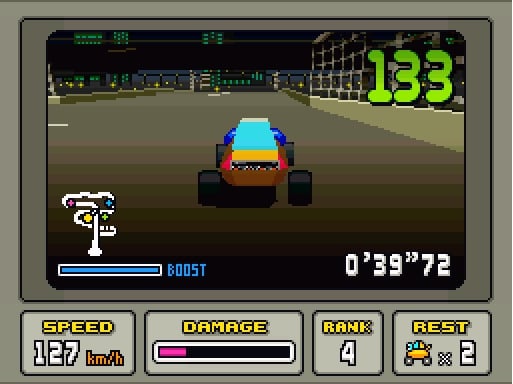 Stunt Race FX (Wildtrax) SNES 1994