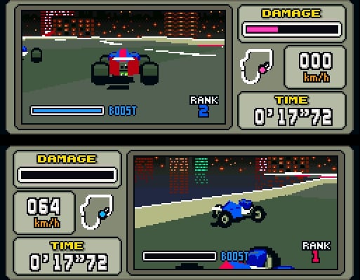 Stunt Race FX (Wildtrax) SNES 1994