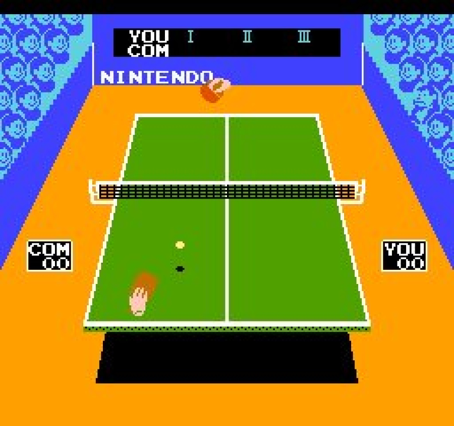 Smash Table Tennis (NES) Screenshots