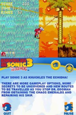 Sonic Classic Collection DS: ROM Differences Research