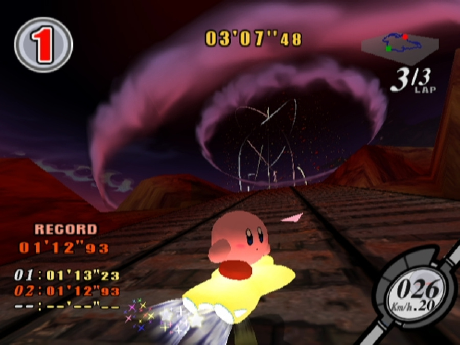 Kirby Air Ride Screenshot