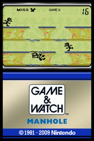 Game & Watch Manhole Review - Screenshot 1 of 2