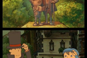 Professor Layton and the Unwound Future Screenshot