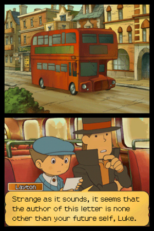 Professor Layton and the Unwound Future Review - Screenshot 1 of 4