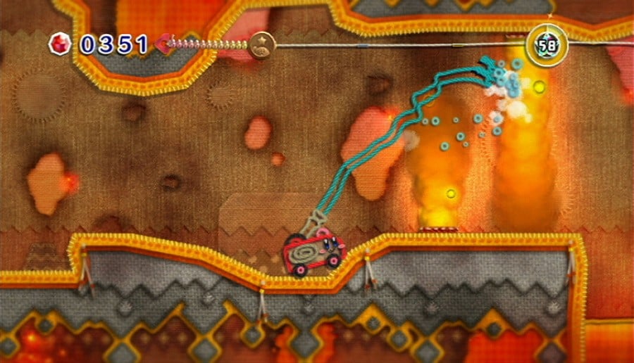 Kirby's Epic Yarn Review - Screenshot 3 of 5