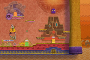 Kirby's Epic Yarn Screenshot