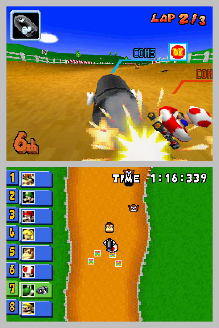 Mario Kart DS Screenshot