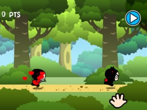 Pucca's Kisses Game Review - Screenshot 1 of 3