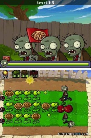 Plants vs Zombies survive defense quest plants shoot zombie Online